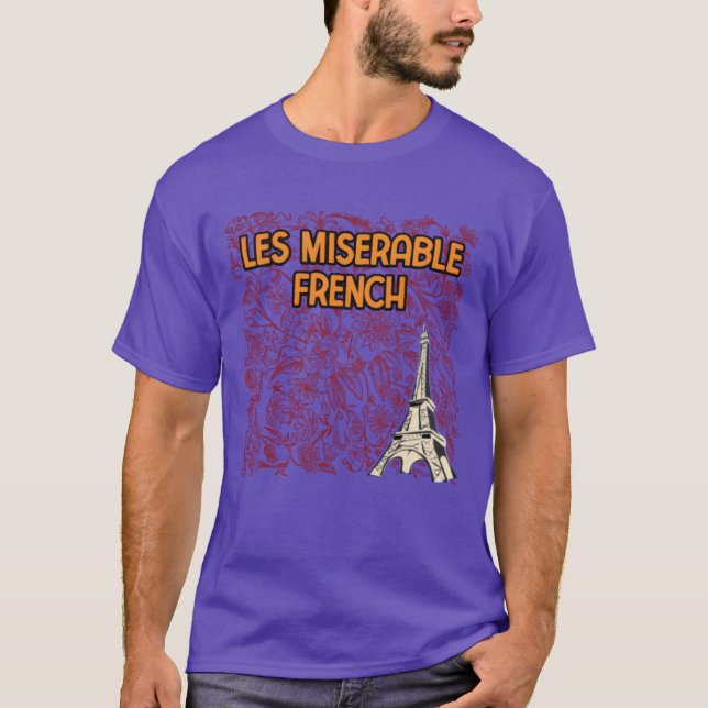 Camiseta Les Miseráveis French Lifestyle Lover Habits (Frente)