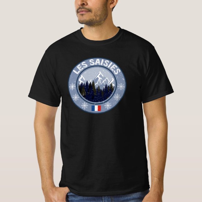 Camiseta Les Saisies Station de Ski (Frente)
