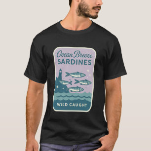 Camiseta Les Sardines Pescador Sardina Oceânica