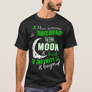 Camiseta Lesão cerebral Traumática Na Lua De Volta Ao Infin