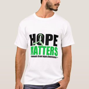 Camiseta Lesão cerebral traumático da fita da escova das