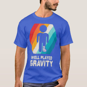 Camiseta Lesão Do Pé Do Joelho Do Ankle Da Frente Quebrad