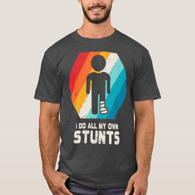 Camiseta Lesão Do Pé Do Joelho Do Ankle Da Frente Quebrada  (Frente)