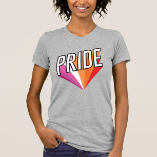 Camiseta Lesbian Pride Burst