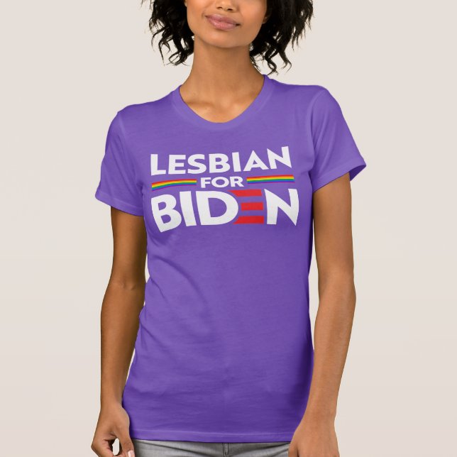 Camiseta LESBIANO PARA JOE BIDEN T-Shirt (Frente)