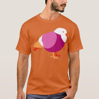 Camiseta Lésbica Abstrato Pigeon