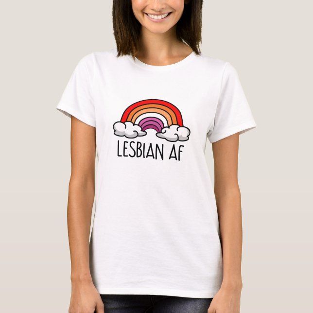 CAMISETA LÉSBICA AF (Frente)