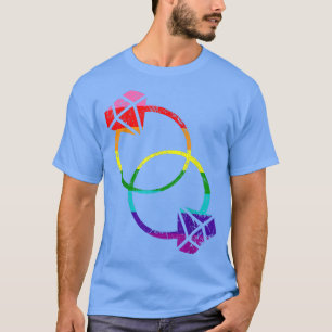 Camiseta Lésbica Bride Ring Silhouette Graphic T
