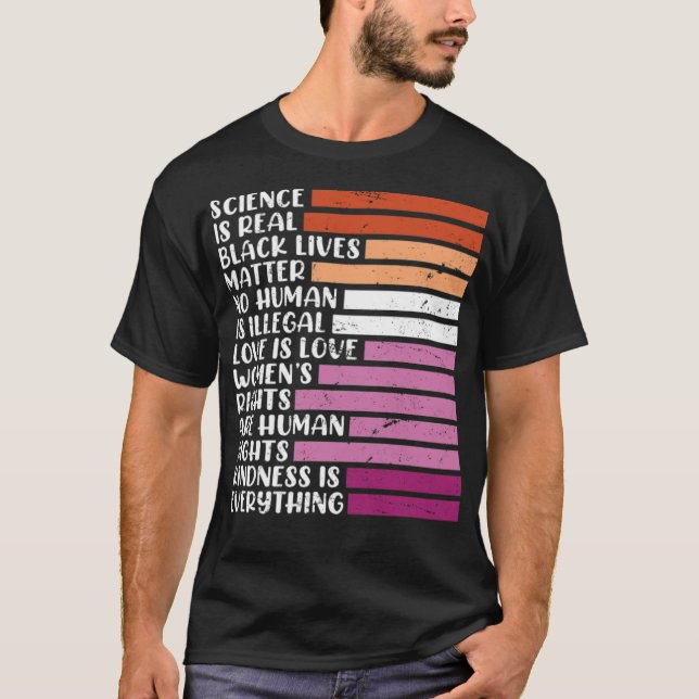 Camiseta Lésbica dizendo Orgulho LGBT (Frente)