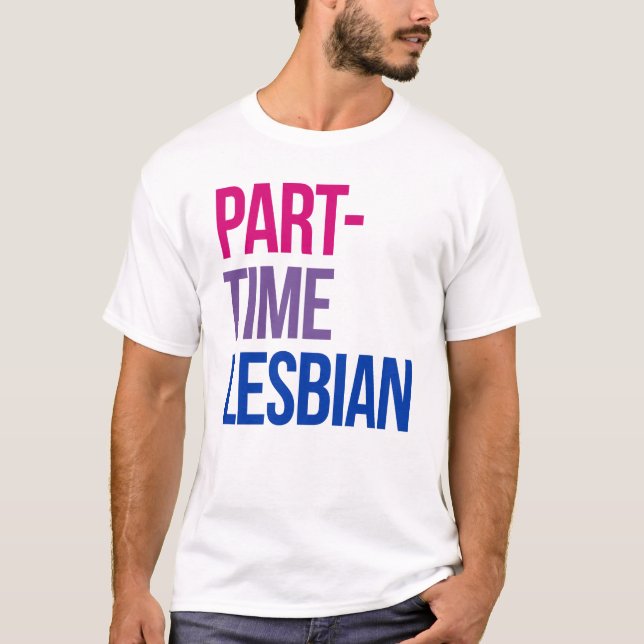 Camiseta Lésbica meio-período (Frente)