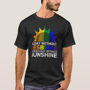 Camiseta Lésbica Orgulho Sunshine Lgbt Gay mulheres bissexu