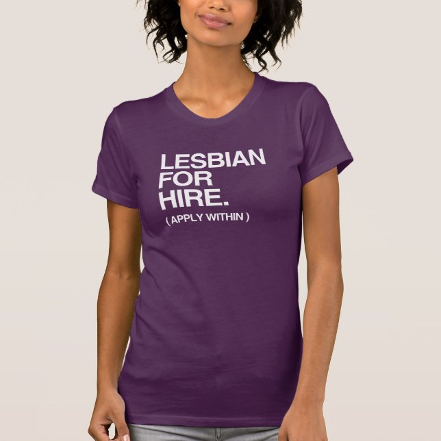 CAMISETA LÉSBICA PARA CONTRATAÇÃO (Frente)