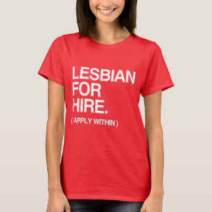 CAMISETA LÉSBICA PARA O ALUGUER