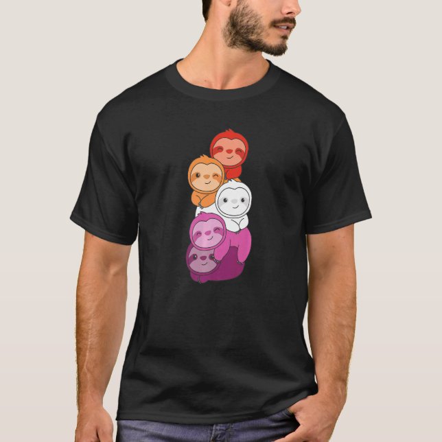Camiseta Lésbica Sinalizador Lésbica Orgulho Lgbtq Lútero L (Frente)