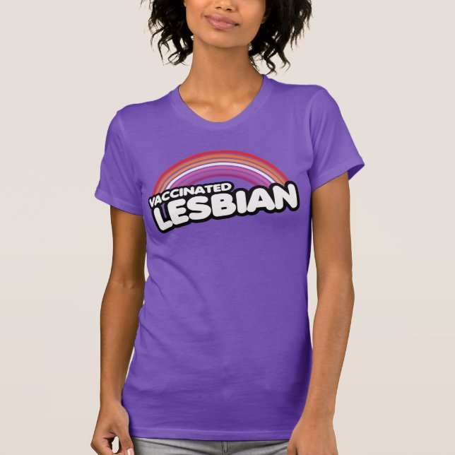 CAMISETA LÉSBICA VACINADA (Frente)