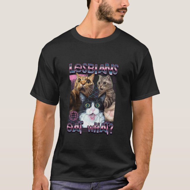 Camiseta lésbicas comem o que (Frente)