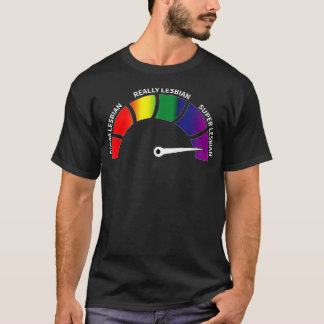 Camiseta Lésbicas de nível lésbico LGBTQ Orgulho LGBTQ Lésb