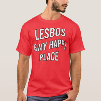 Camiseta Lesbos é meu lugar feliz 1