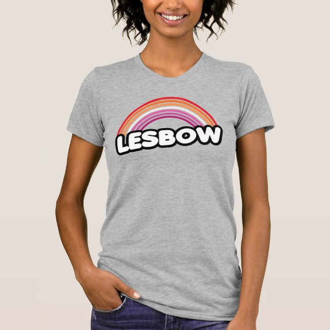 Camiseta LESBOW (Lésbica-Arco) (Frente)