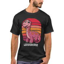 Lesiossauro Retro Dinossauro Design