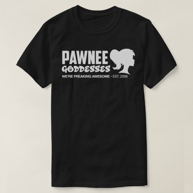 Camiseta Leslie Knope Deusas Pawnee Parques e Recriação (Frente do Design)