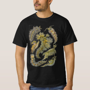 Camiseta Lesmas Marinhas, Caracóis por Ernst Haeckel, Anima
