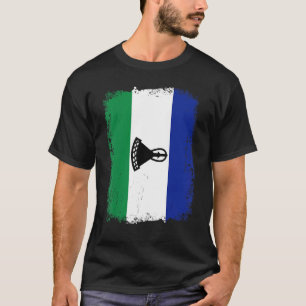 Camiseta Lesoto Flag Men Women Kids