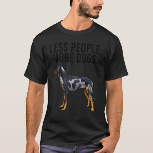 Camiseta Less Pessoas More Dogs Beauceron Introduvert