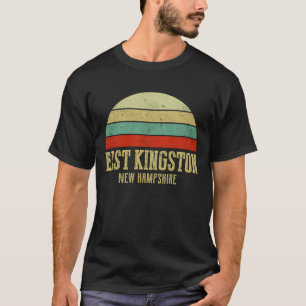 Camiseta LESTE KINGSTON NEW HAMPSHIRE Vintage Retro Sunset