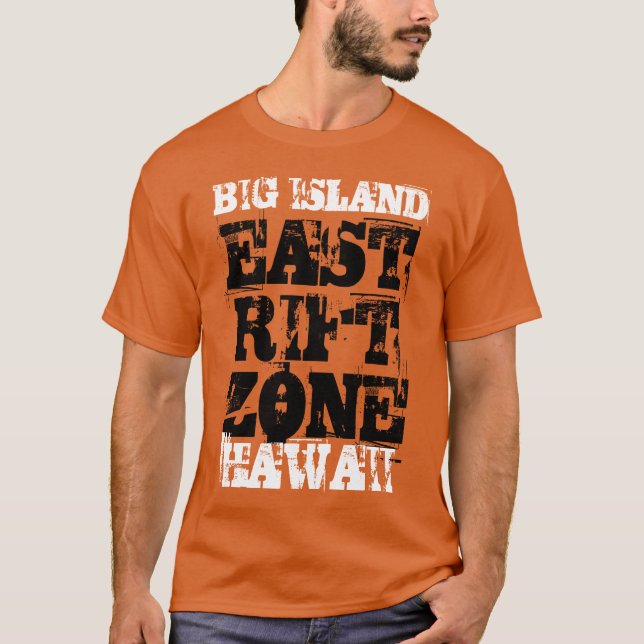 CAMISETA LESTE RIFT BIG ISLAND HAWAII (Frente)