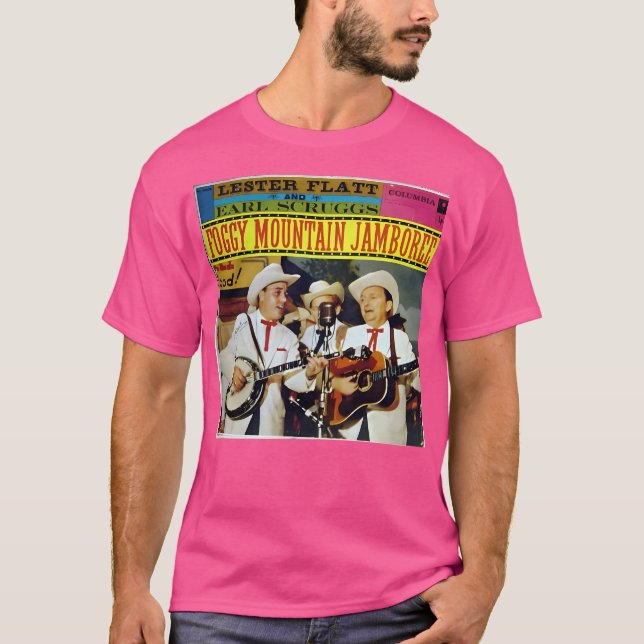 Camiseta Lester Flatt E Earl Scruggs Foggy Mountain Jambo (Frente)