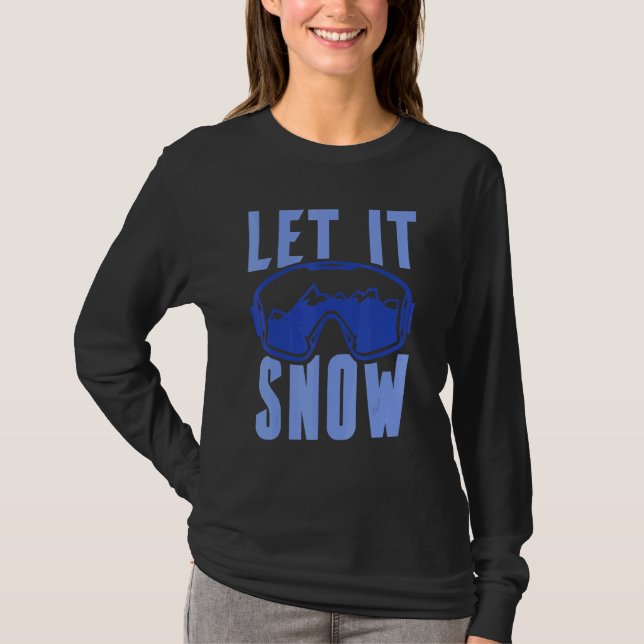 Camiseta Let it Snow 4 (Frente)