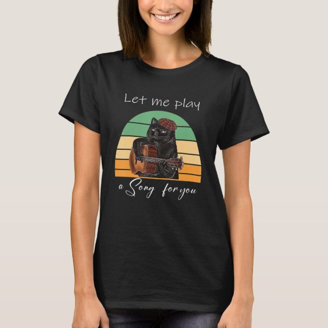 Camiseta Let me play a song for you Guitar (Frente)