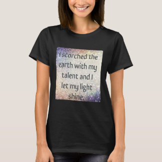 Camiseta Let my light shine