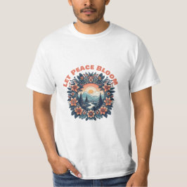 Camiseta Let Peace Bloom