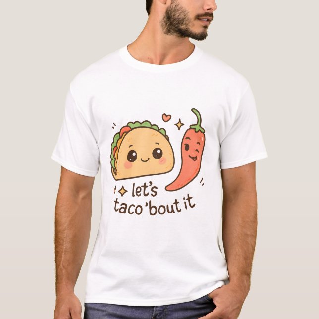 Camiseta Let’s Taco ‘Bout It (Frente)