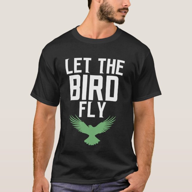 Camiseta let the bird fly (Frente)