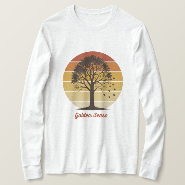 Camiseta Let the Gourd Times Roll Autumn Design (Frente do Design)