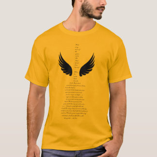 Camiseta "Let the Music Fly" – Guitar with Wings Design