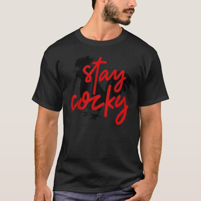 Camiseta Let Them Know You Are Cocky Stay Cocky Jsu Gamecoc (Frente)