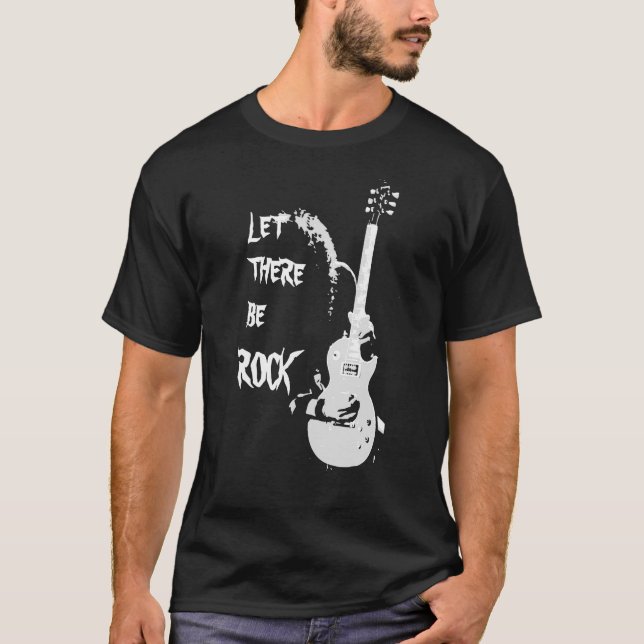 Camiseta Let there be rock (Frente)