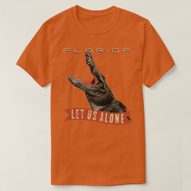 CAMISETA LET US ALONE (Frente do Design)