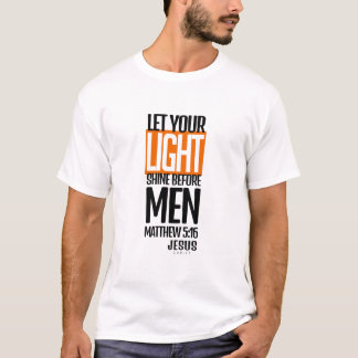Camiseta Let your light shine