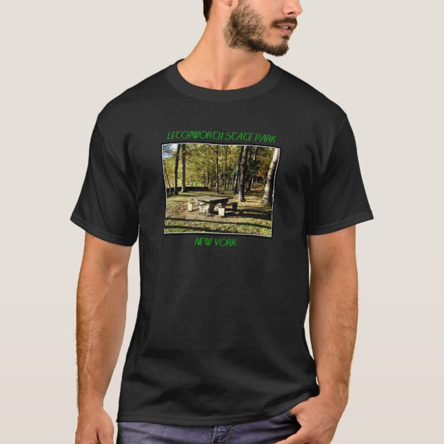 Camiseta Letchworth State Park - Tea Mesa Rock (Frente)