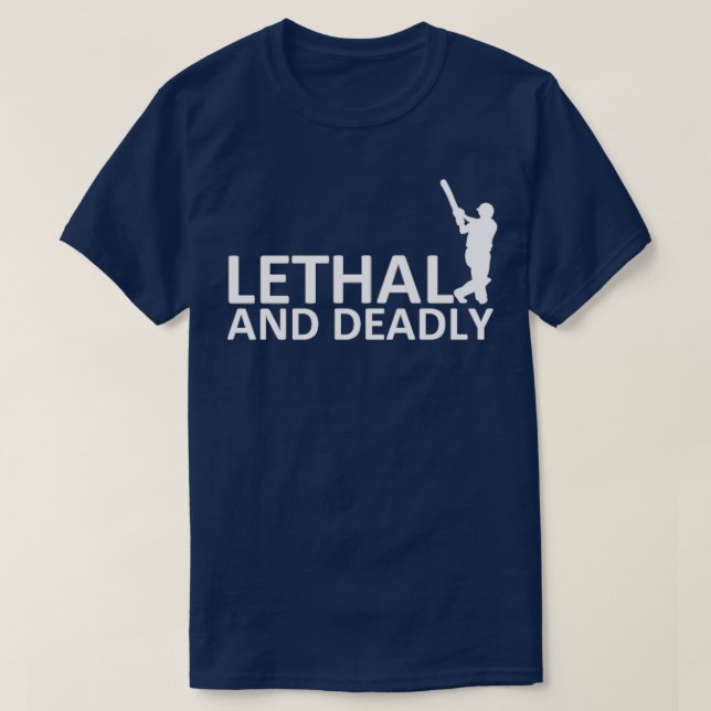 Camiseta Letha e mortal batsman (Frente do Design)