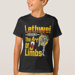 Camiseta Lethwei (substantivo) A Arte De 9 Membros Myanmar 