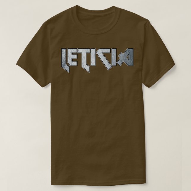 Camiseta Letícia de metais pesados (Frente do Design)