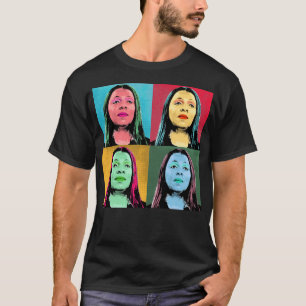 Camiseta Letitia James Design de Arte Pop