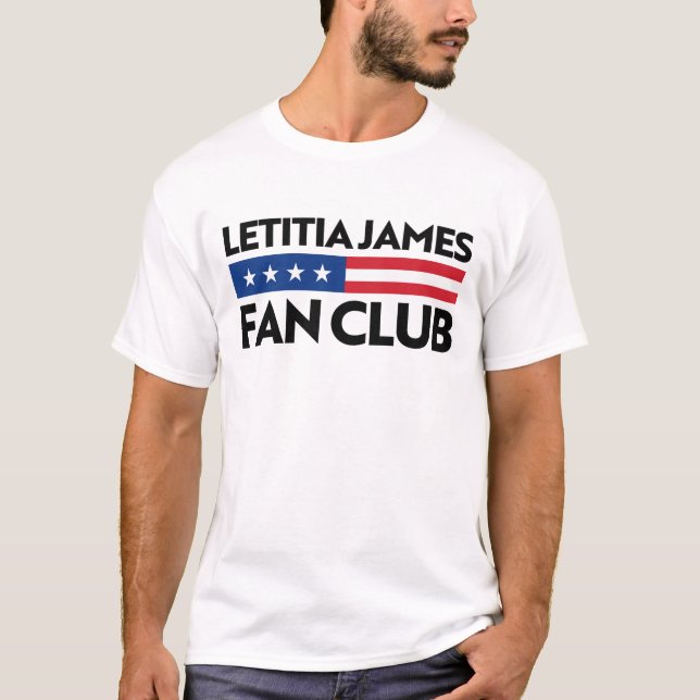 Camiseta Letitia James Fan Club (Frente)