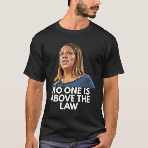Camiseta Letitia James. Ninguém Está Acima Da Lei